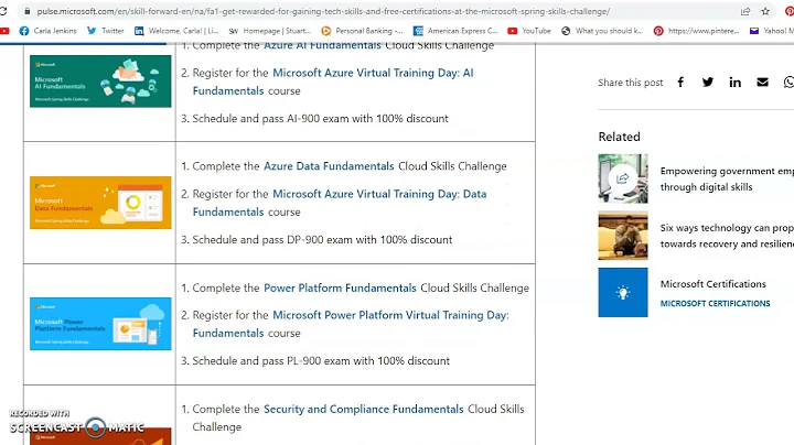 *Breaking News: Get a FREE Microsoft Certification In 3 Steps!