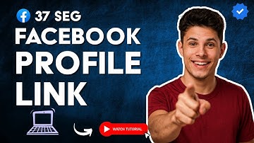 How to Copy the Link of Your FACEBOOK PROFILE from the Laptop in 37 S