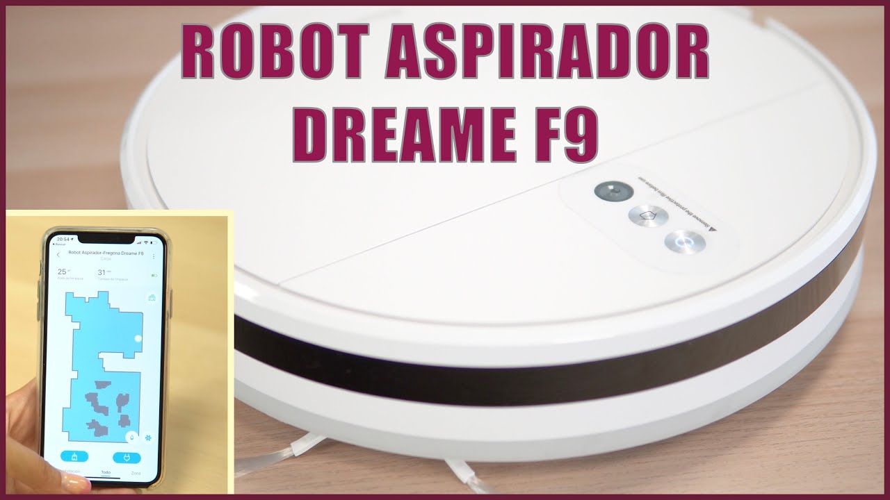 Review DREAME F9 🤖 Controla tu Robot Aspirador y fregona desde el iPHONE 