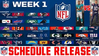 NFL Week 1 Schedule LEAK (2021 NFL Schedule Release)