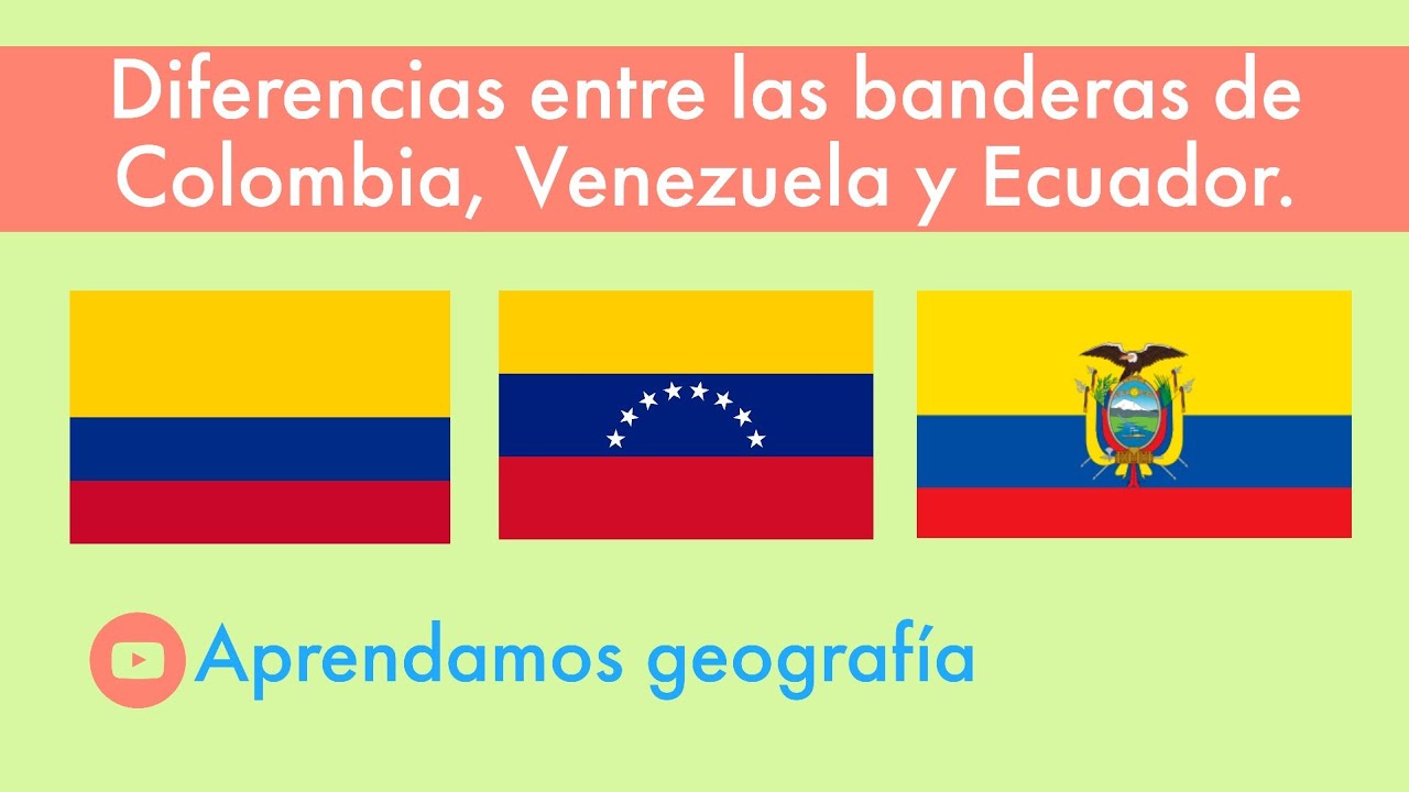 Bandera de colombia y venezuela