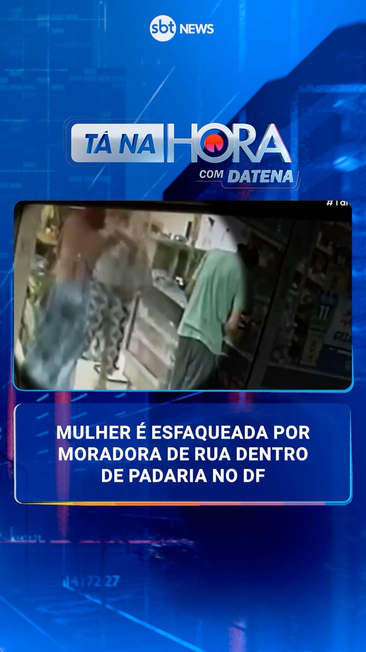 Mulher é esfaqueada por moradora de rua dentro de padaria no DF