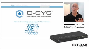 QSYS Switch Configuration Guide for M4250 Switches | NETGEAR ProAV Partners