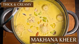 Makhana Kheer Vrat Recipe | व्रत की खीर | Navratri Fasting Food Recipes