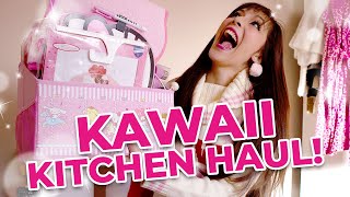 KAWAII KITCHEN HAUL ♡ Lots of Pink, Hello Kitty + My Melo ♡