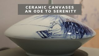 📍 DEN HAAG | Ceramic canvases 🌾 An ode to serenity from Jingdezhen - The Hague, the Netherlands