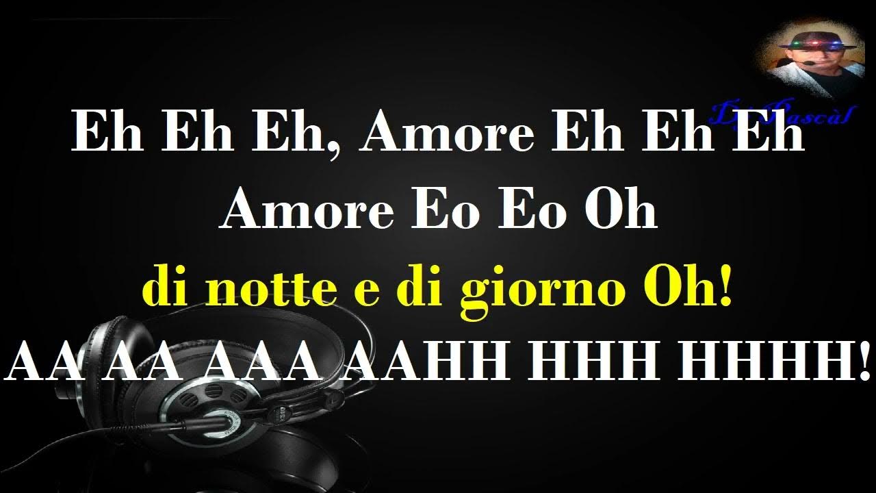 Bruno Ferrara Amore Mio Karaoke con cori Avi Bruno Ferrara Amore Mio Karaoke con cori Avi