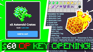 OPENING $60 OP CRATE KEYS & FREE RANK GIVEAWAY! | 1.20+ Minecraft Survival SMP (EP 3)
