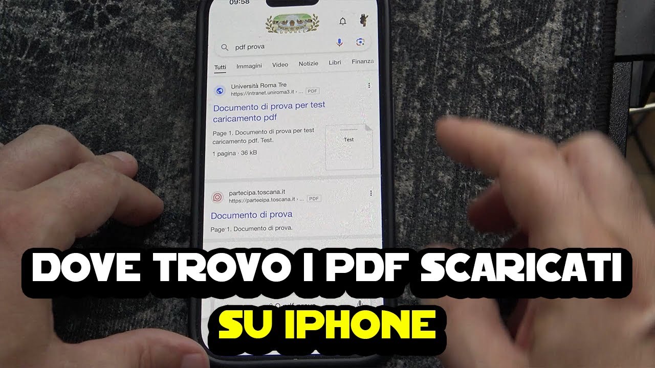 Dove trovo i PDF scaricati su iPhone? - YouTube