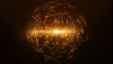 Gold Sphere Particle Background 4K | Motion Graphics - Videohive template