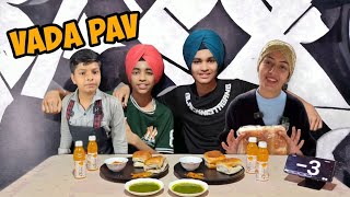 Vada pav eating challenge🔥| Vada pav indian street food 🤤