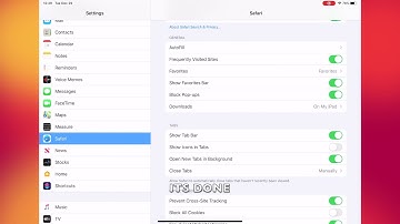 HOW TO ENABLE OR DISABLE SAFARI SHOW TAB BAR IN IPADOS 13.6 (IPAD)