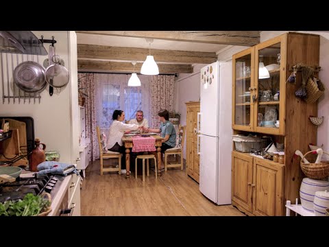 The art of slow living in the Country House. Warm home cooking and seasonal vegetables