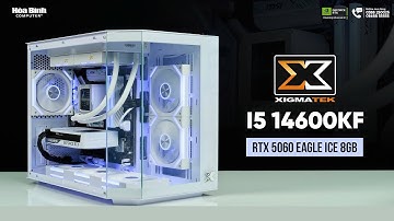 Build PC Gaming Full White | i5-14600KF + RTX 5060👌🔥