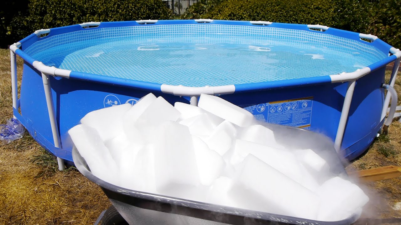 What Happens If You Drop 1,000 Pounds of Dry Ice in a Giant Pool?