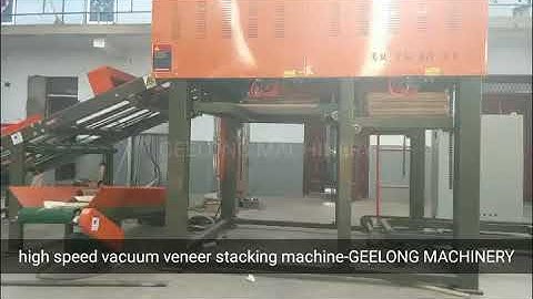 veneer vacuum stacker with two station