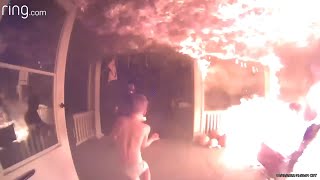 Man Alerts Family of Fire After Turning Down Wrong Street