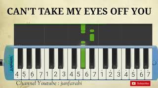 can't take my eyes off you pianika - melodika easy