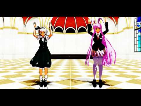 【東方MMD】妖夢と鈴仙でウッウーウマウマ