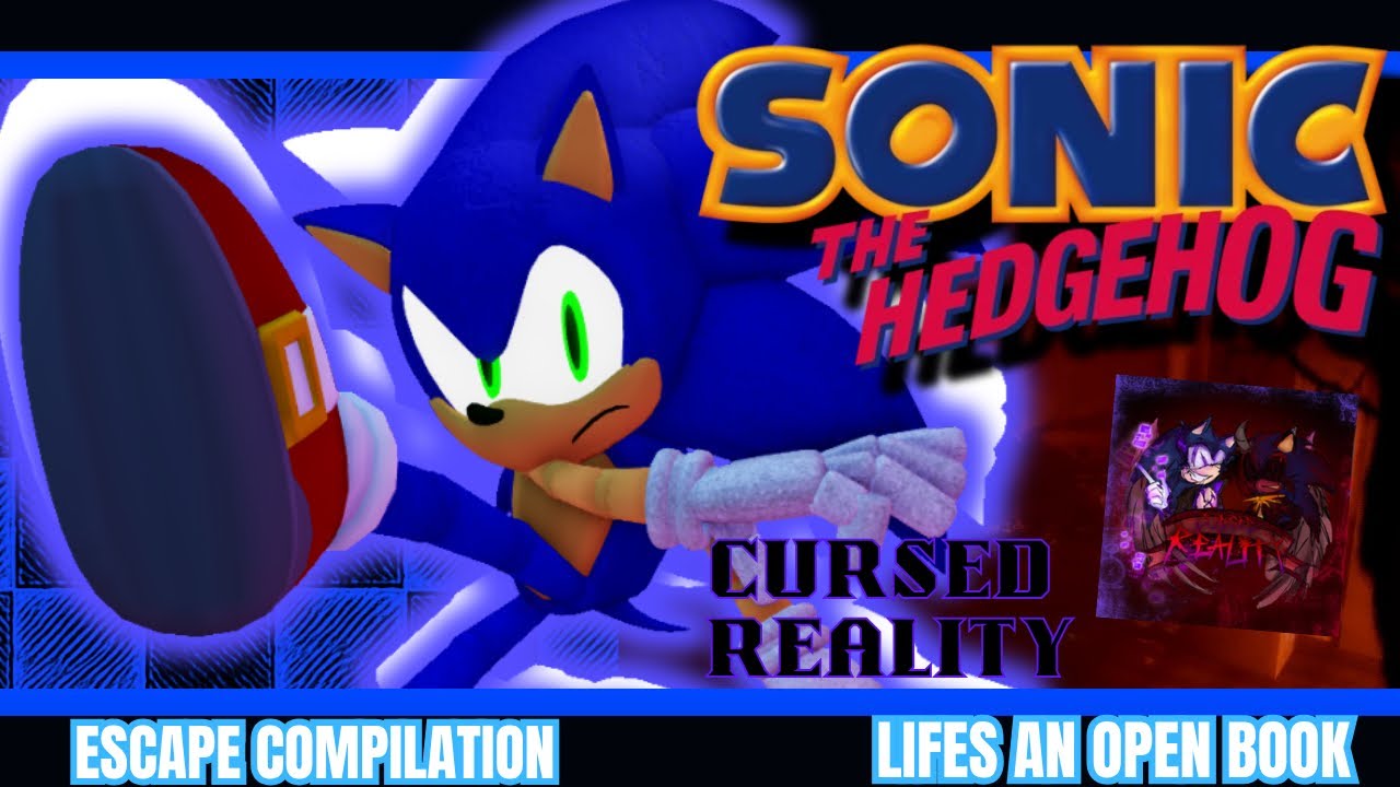 TOO GOATED AT SONIC FOR MY OWN GOOD||Cursed Reality Sonic Escape Comp ...