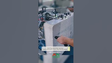 water glue paper handle making #machine  #paperbagmachine