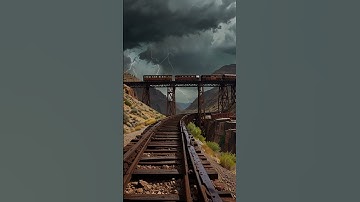 The Twisted Railway Bridge Over the Canyon #shorts #architecture #aesthetic #design #minimalis #home