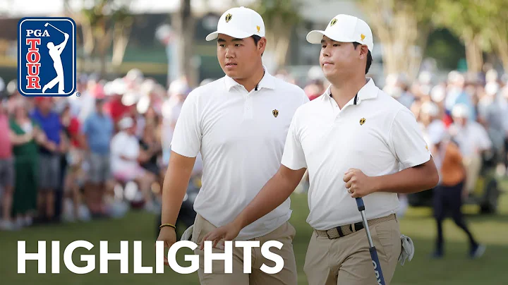 T. Kim and S. Kim's Round 4 Four-ball highlights |...