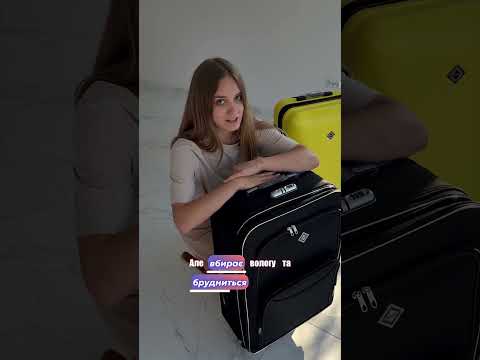 Набор тканевых дорожных чемоданов для путешествий, на колесах маленькая, средняя, большая 3 шт. Bonro Style черный, видео 2