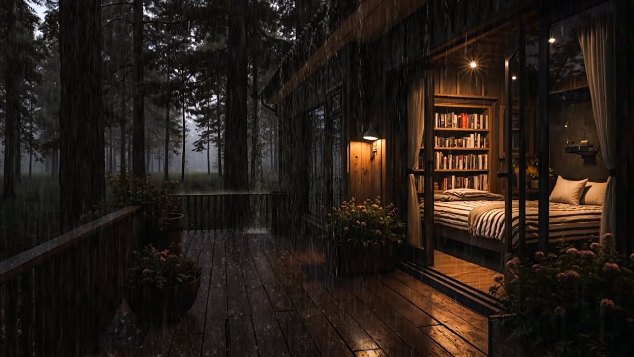 Soothing Amazon Jungle Rain | Focus Better, Study Calm & Relax 🌿📚