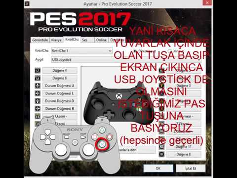 Pes 2017-Pes 2016 USB Joystick/PC Kol Ayarları