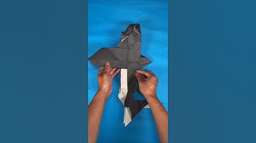 ORIGAMI SHARK FISH 🐟 || PAPER SHARK FISH || EASY PAPER CRAFTS || #Craft #origami Fish #paper Fish