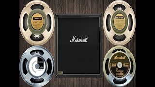 Marshall Speaker comparison - Metal