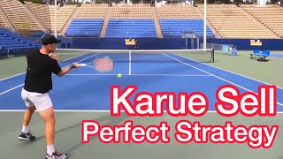 Watch @MyTennisHQ Play A Perfect Point (Tennis Singles Strategy)