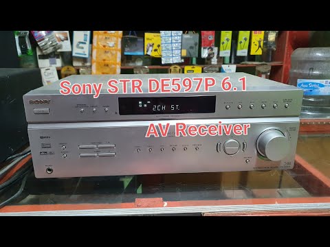 Sony STR-DE597P 6.1 DTS, Dolby Digital AV RECEIVER