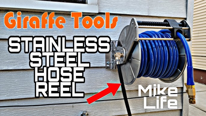 Hose Reel Installation Setup and Review // Giraffe Stainless Steel