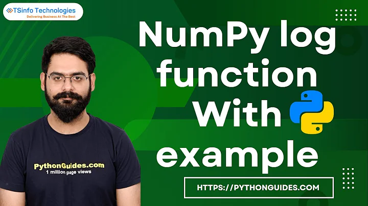 Python NumPy log + Examples