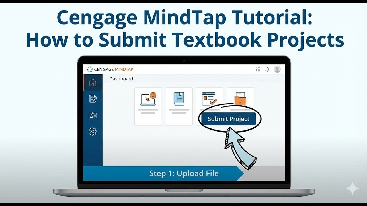 How to Submit Textbook Projects in Cengage MindTap - YouTube