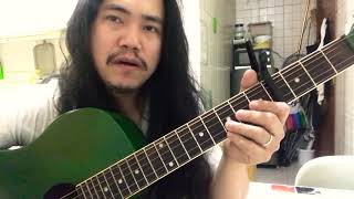 Every now and then Earth Wind and Fire Guitar Tutorial Acoustic Cover by Glenn