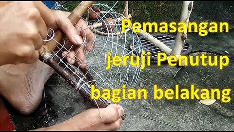 Sangkar Jebakan Burung Perkutut |Pemasangan jeruji | Bagian 3