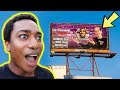 SURPRISED MY ROOMMATE WITH A BILLBOARD IN LOS ANGELES