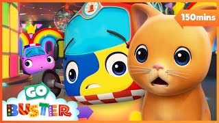 Kitten Crisis! Buster Learns to Save the Day  | Go Learn With Buster | Videos for Kids