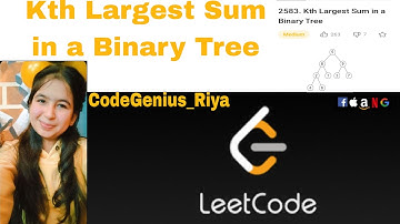 2583. Kth Largest Sum in a Binary Tree