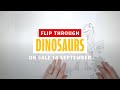 Dinosaurs flip through  colouring heaven collection 45