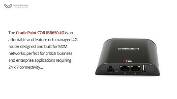 CradlePoint - COR IBR650 4G