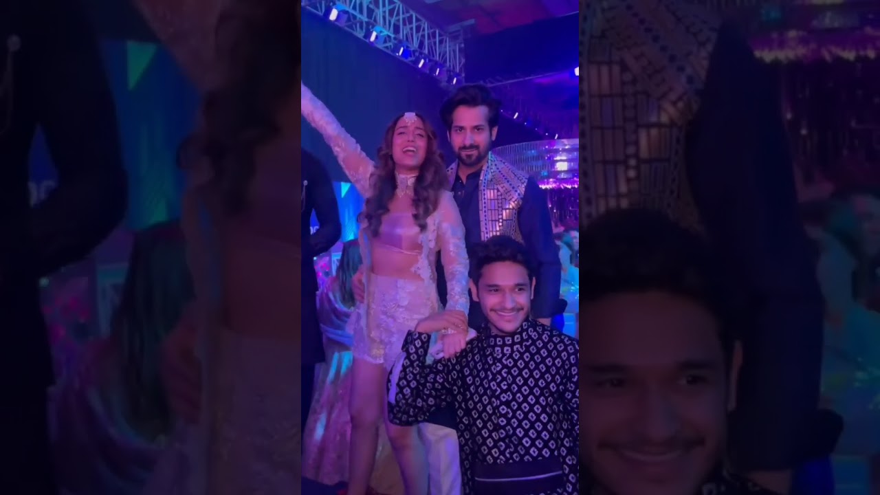 Srishty Rode dances with her injured leg at Ankita Lokhande Sangeet 💗💃💗