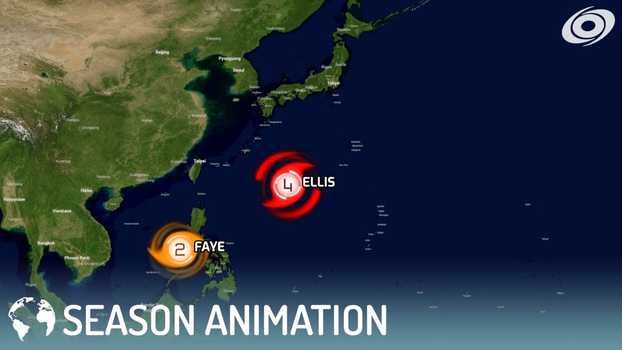 1982 Pacific Typhoon Season Animation