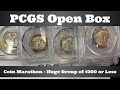 Pcgs open box  coin marathon  huge group 200 or less