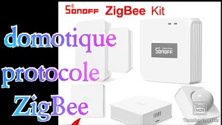 la domotique avec les produits Sonoff et Protocole de Communication ZIGBEE . la passerelle SONOFF