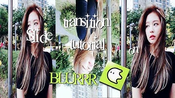 Easy Slide Right Transition Tutorial on blurrr (with Vignette Effect)