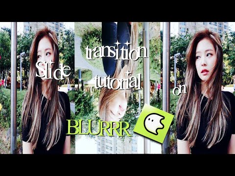 Easy Slide Right Transition Tutorial on blurrr (with Vignette Effect)